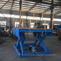 Hydraulic scissor car lift with garage in ground